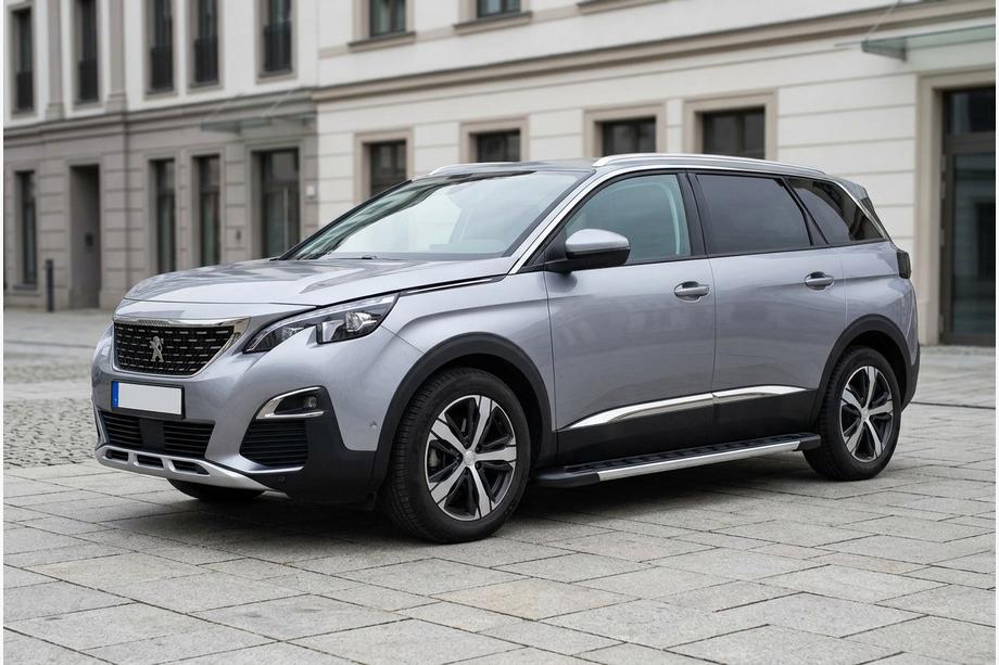 Peugeot 5008 2016-2023 рр. Бокові пороги RedLine V1 (2 шт., алюміній) Image