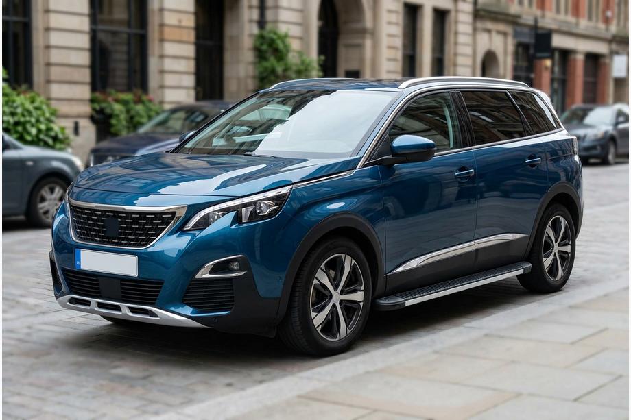 Peugeot 5008 2016-2023 рр. Бокові пороги Maya V1 (2 шт., алюміній) Image