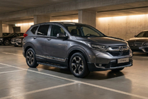Honda CRV 2017-2022 рр. Бокові пороги Allmond Black (2 шт., алюміній) фото 1