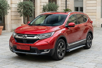 Honda CRV 2017-2022 рр. Бокові пороги Rainbow (2 шт., алюміній) фото 1