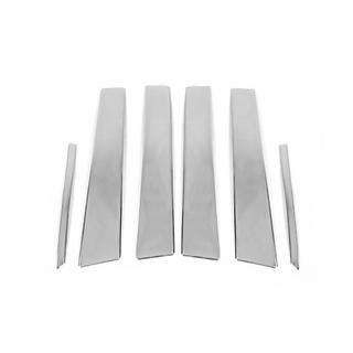 Накладки на стійки (нерж) Toyota Corolla 2007-2013 рр. фото 2