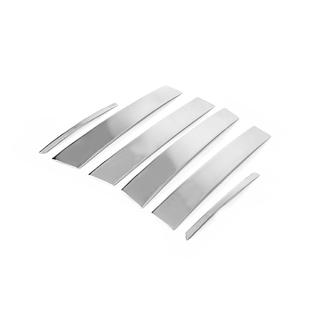 Накладки на стійки (нерж) Toyota Corolla 2007-2013 рр. фото 3