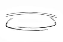 Peugeot 508 2010-2018 рр. Верхня окантовка вікон (Sedan, нерж) фото 2