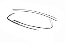 Peugeot 508 2010-2018 рр. Верхня окантовка вікон (Sedan, нерж) фото 3