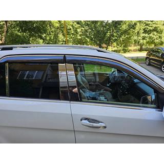 Молдинг дверних стійок (6 шт, нерж) Mercedes GLE/ML сlass W166 2011-2018 рр. фото 2