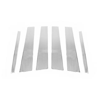 Молдинг дверних стійок (6 шт, нерж) Mercedes GLE/ML сlass W166 2011-2018 рр. фото 3