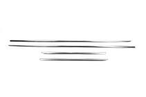 Mercedes E-сlass W213 2016-2023 рр. Хром на молдинг дверний тип-1 (4 шт, нерж) фото 2