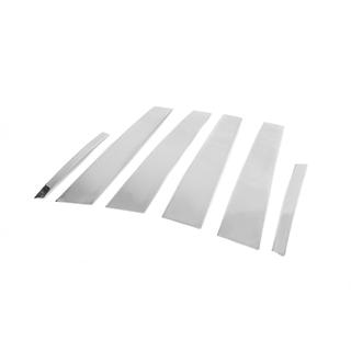 Накладки на стійки (нерж) Mercedes S-сlass W222 2013-2020 рр. фото 3