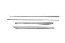 Toyota Corolla 2013-2019 рр. Молдинг дверей (нерж) фото 2