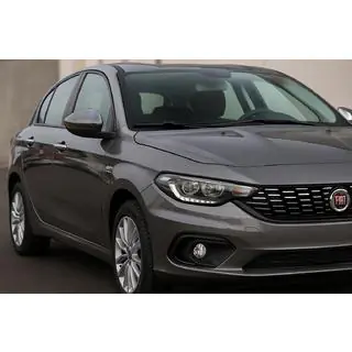Накладки не дзеркала Чорний хром (2 шт., пласт) Fiat Tipo 2016- рр. фото 1