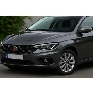 Накладки не дзеркала Чорний хром (2 шт., пласт) Fiat Tipo 2016- рр. фото 2