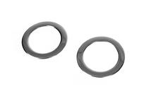 Volkswagen T6 2015-2024 рр. Накладка на підсклянник (2 шт., чорний хром) фото 4