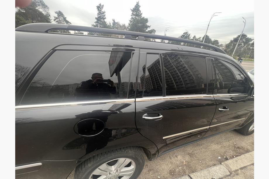 Mercedes GL class X164 2006-2012 рр. Нижня окантовка вікон (6 шт, нерж) Фото 11