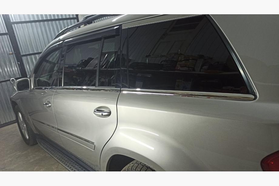 Mercedes GL class X164 2006-2012 рр. Нижня окантовка вікон (6 шт, нерж) Фото 3