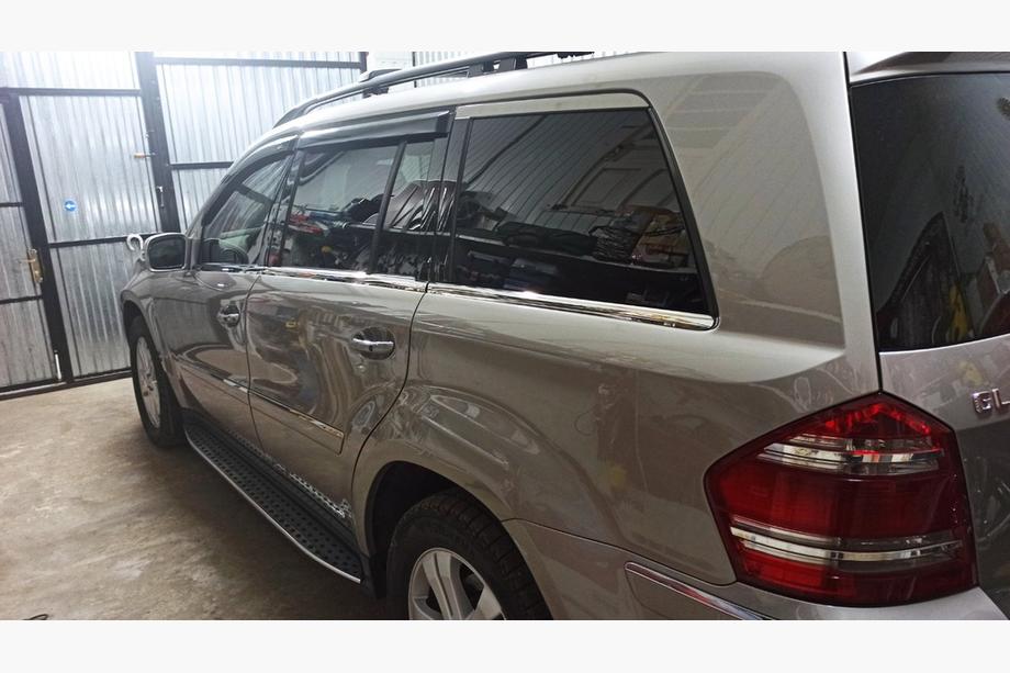 Mercedes GL class X164 2006-2012 рр. Нижня окантовка вікон (6 шт, нерж) Фото 4