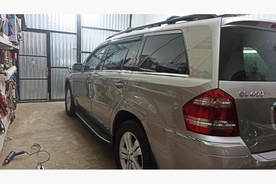 Mercedes GL class X164 2006-2012 рр. Нижня окантовка вікон (6 шт, нерж) Фото 10