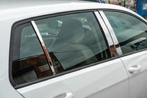 Volkswagen Golf 7/E-Golf 2012-2020 рр. Накладки на стійки (нерж) фото 2