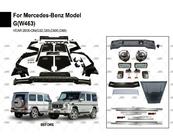 Mercedes G сlass W463 1990-2018 рр. Комплект обвісів (під замовлення по каталогу) фото 4