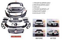 Mercedes GLA X156 2014-2019 рр. Комплект обвісів AMG фото 3