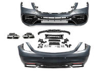 Mercedes S-сlass W222 2013-2020 рр. Комплект обвісів S63 AMG (2018-restyling) фото 3