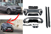 Range Rover Evoque 2012-2018 рр. Комплект рестайлінг обвісів (Dynamic) фото 1