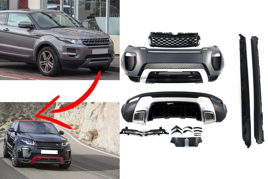 Range Rover Evoque 2012-2018 рр. Комплект рестайлінг обвісів (Dynamic) Image