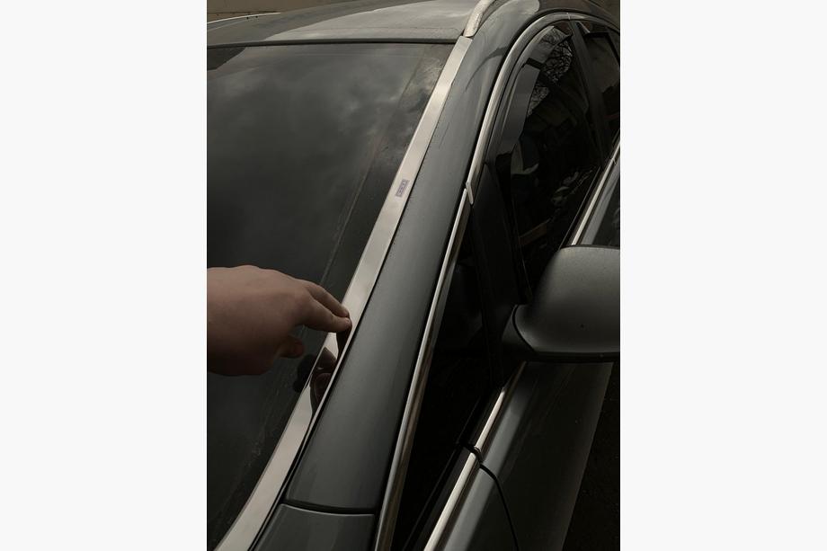 Opel Astra J 2009-2015 рр. Окантовка вітрового скла (нерж) Фото 2