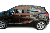 Opel Mokka 2012-2021 рр. Молдинг дверей Tit-designs (нерж) фото 1