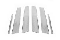 Renault Megane IV 2016-2025 рр. Молдинг дверних стійок (нерж) фото 4