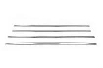 Jeep Compass 2006-2016 рр. Нижня окантовка вікон (нерж) фото 2