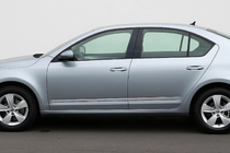 Skoda Octavia III A7 2013-2019 рр. Молдинг дверей (SD/SW, нерж) фото 1