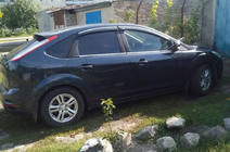 Ford Focus II 2005-2008 рр. Вітровики з хромованим молдингом SD/HB (4 шт, Niken) фото 2