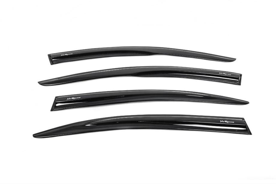 Skoda Octavia II A5 2010-2013 рр. Вітровики LiftBack (4 шт, MyRacing) Фото 1
