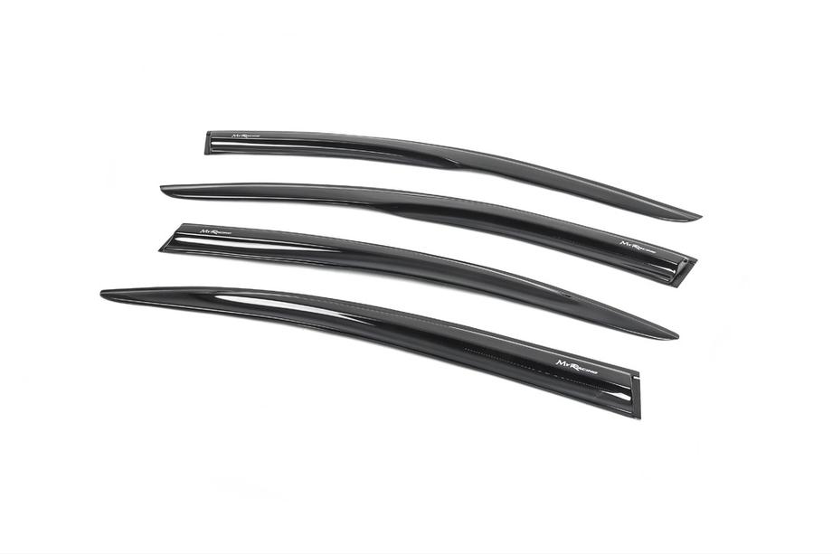 Skoda Octavia II A5 2010-2013 рр. Вітровики LiftBack (4 шт, MyRacing) Фото 2
