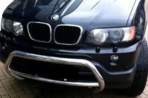 BMW X5 E53 1999-2006 рр. Кенгурятник WT015 (нерж) фото 1
