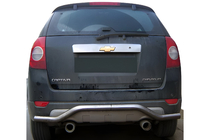 Chevrolet Captiva 2006-2019 рр. Задня дуга AK008 (нерж.) фото 1