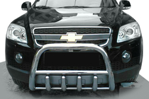Chevrolet Captiva 2006-2019 рр. Передня дуга QT006 (нерж.) фото 1