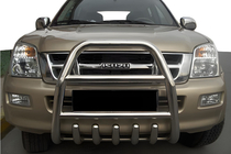 Isuzu D-Max 2011-2019 рр. Передній захист QT007 (нерж.) фото 1