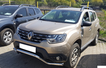 Renault Duster 2008-2017 рр. Передній захист ST012 (нерж.) фото 2