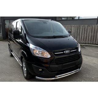 Передній захист ST014 (нерж.) Ford Custom 2013-2022 рр.