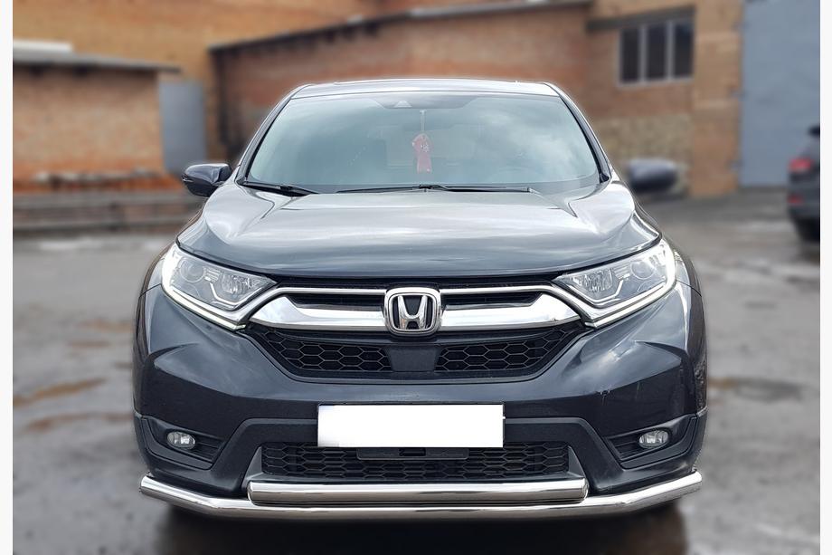 Honda CRV 2017-2022 рр. Передній захист ST014 (2016-2019, нерж.) Фото 3
