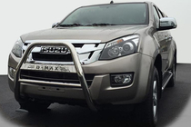 Isuzu D-Max 2011-2019 рр. Передній захист QT008 (нерж.) фото 1