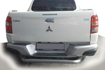 Fiat Fullback 2016- рр. Задній захист AK007 (нерж) фото 1