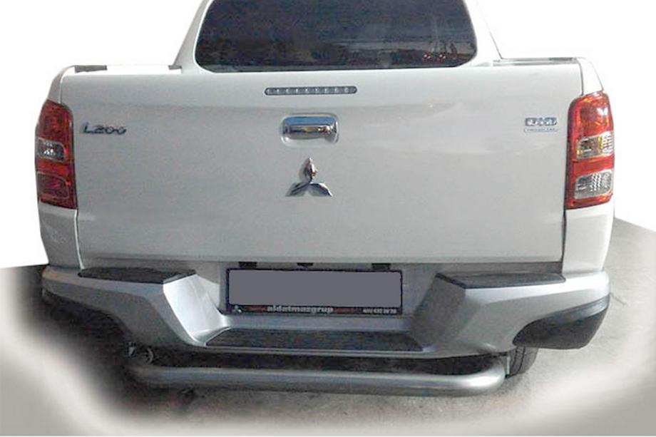 Fiat Fullback 2016- рр. Задній захист AK007 (нерж) Image