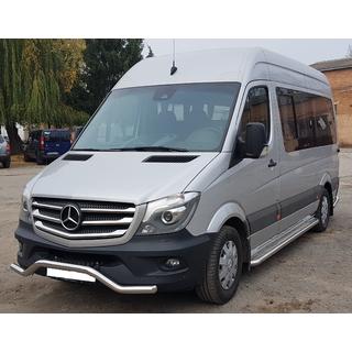 Передня нижня дуга MBSP.07.F3-04.6 (нерж.) Mercedes Sprinter W906 2006-2018 рр. фото 3