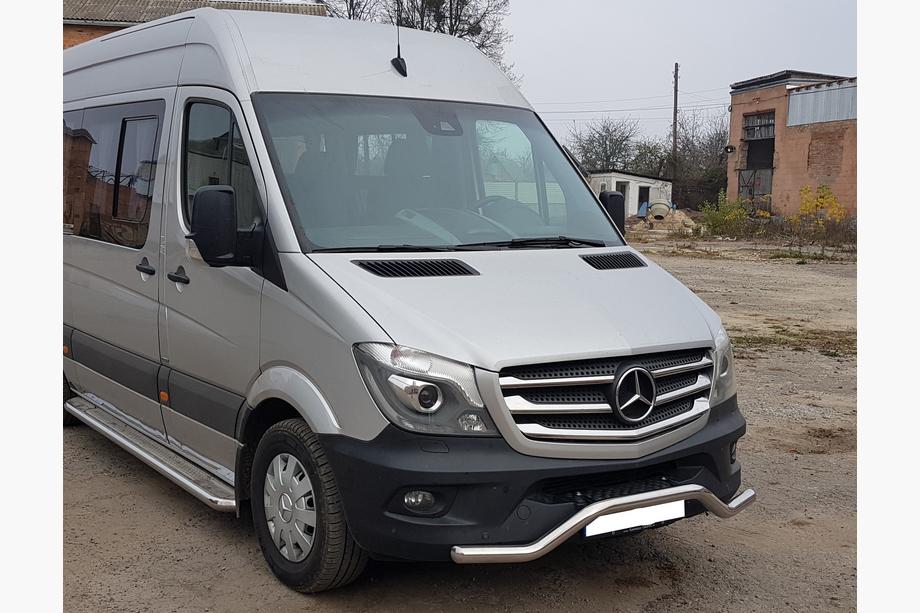 Mercedes Sprinter W906 2006-2018 рр. Передня нижня дуга MBSP.07.F3-04.6 (нерж.) Фото 2