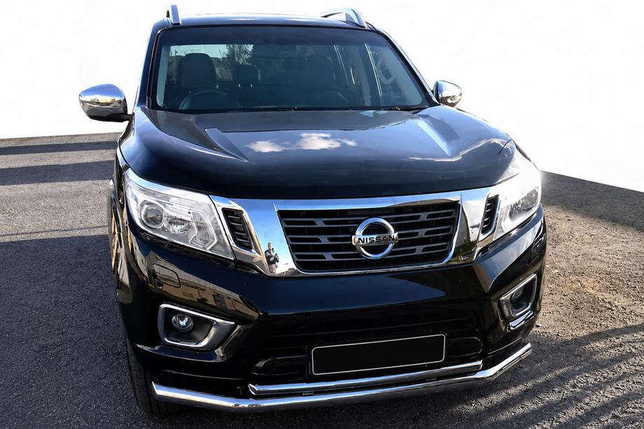 Nissan Navara/NP300 2016- рр. Передній вус ST014 (нерж) Image