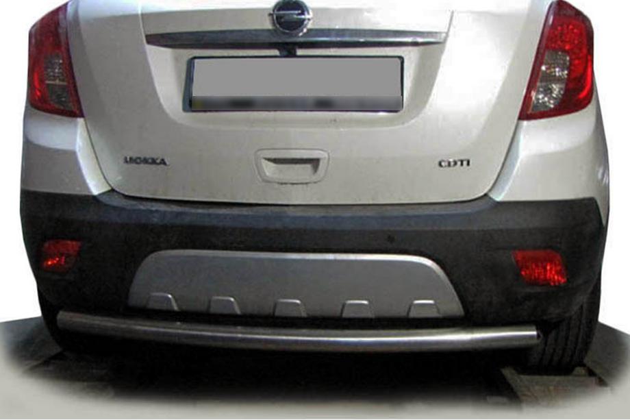 Opel Mokka 2012-2021 рр. Задній захист AK002 (нерж) Фото 1