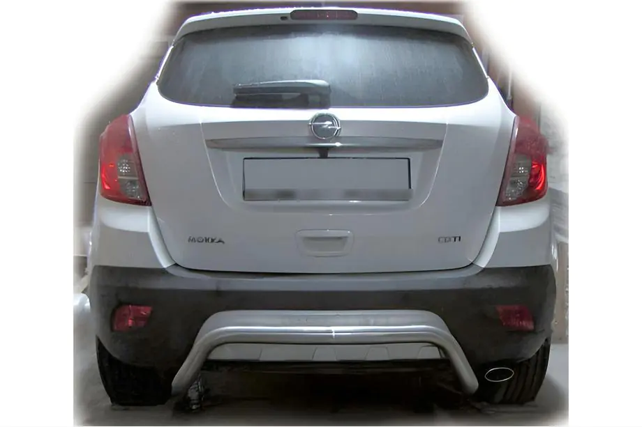 Opel Antara 2006-2017 рр. Задня дуга AK007-2 (нерж.) Image