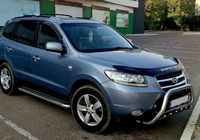 Hyundai Santa Fe 2 2006-2012 рр. Кенгурятник WT004 (нерж.) фото 2